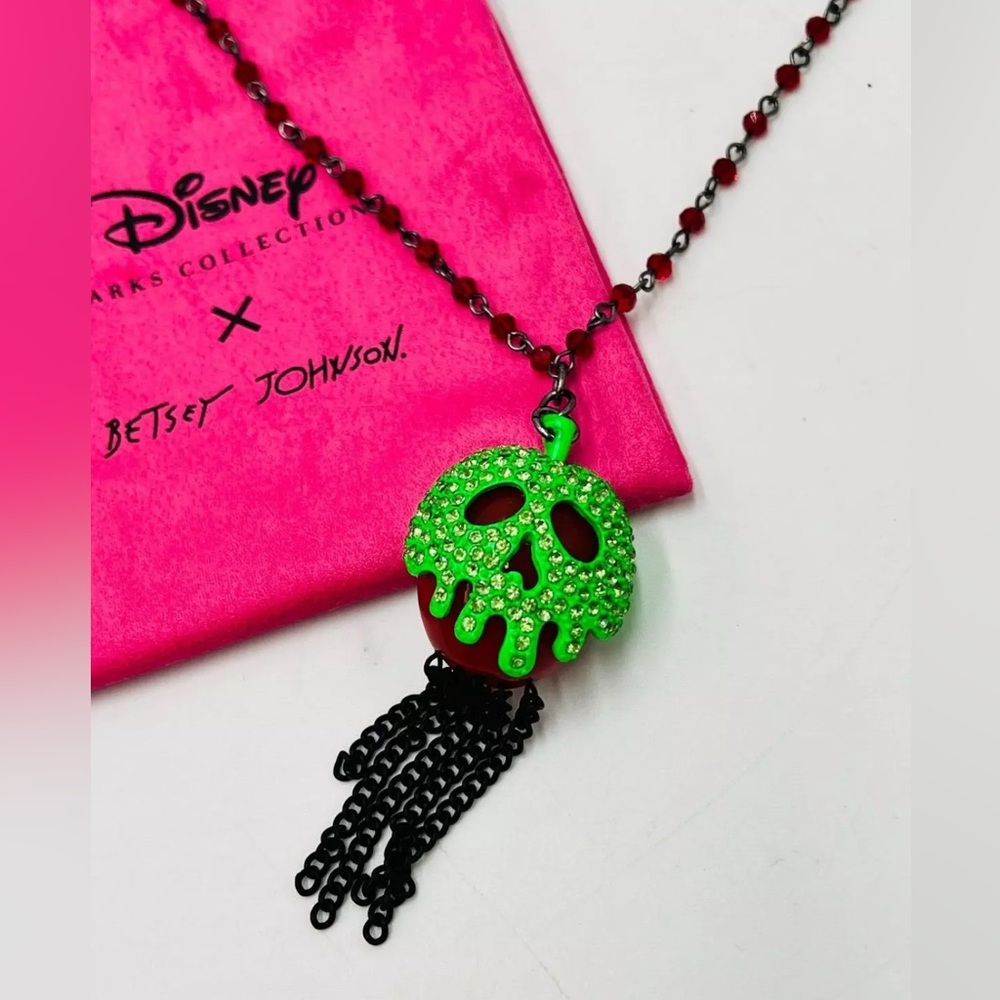 Disney parks x Betsy Johnson poison ☠️ apple 🍎